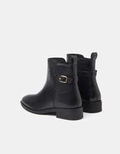 Leather Chelsea Boots, Black (BLACK), large
