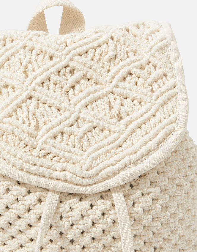 Macrame Backpack, , large