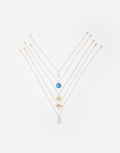 Flower and Dragonfly Necklace Set, , large