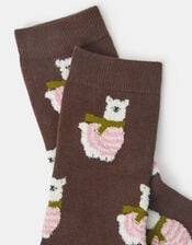 Llama Print Socks, , large