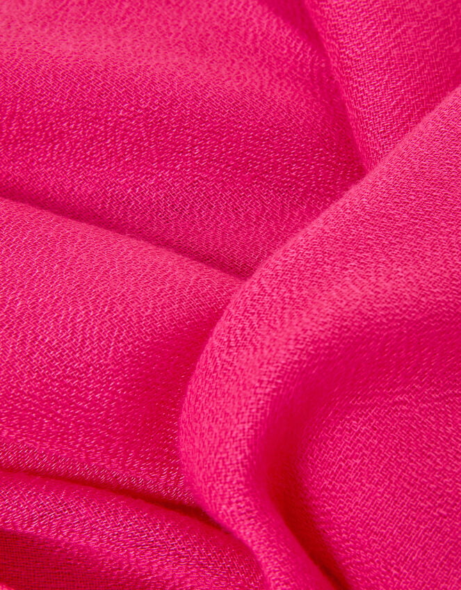 Lightweight Plain Scarf, Pink (FUCHSIA), large