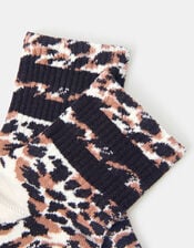 Cheetah Print Socks, , large
