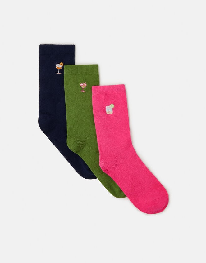 3-Pack Cocktail Socks Gift Box, , large