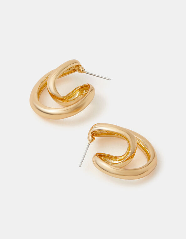 Swirl Hoop Earrings, , large