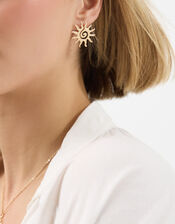 Molten Sun Stud Earrings, , large