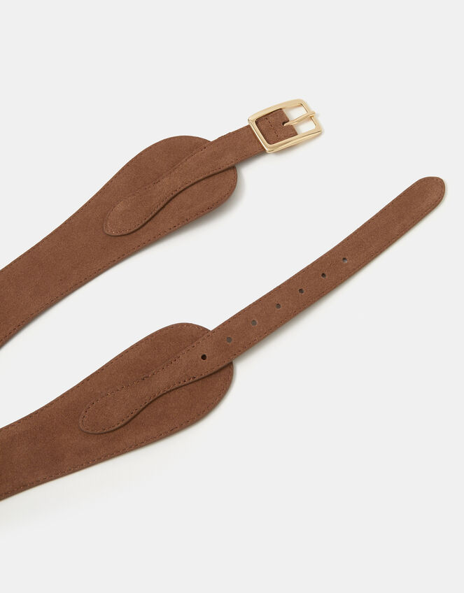 Suede Waist Belt , Tan (TAN), large