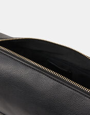 Plain Crossbody Bag, Black (BLACK), large