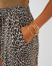 Leopard Print Shorts, Leopard (LEOPARD), large