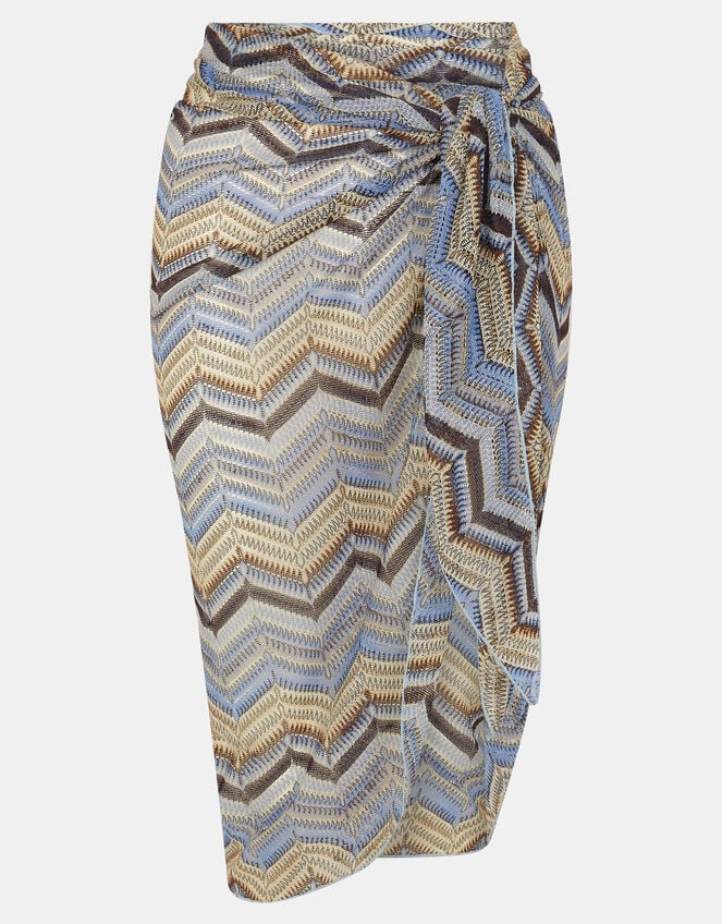 Zig Zag Crochet Sarong, , large