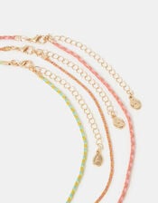 3-Pack Charm Cord Necklaces, , large