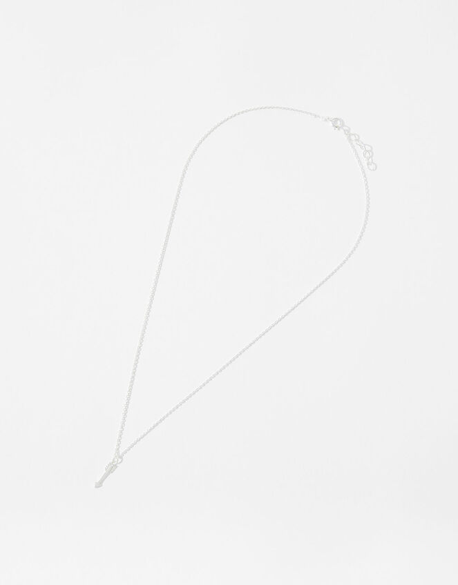 Sterling Silver Arrow Necklace, , large
