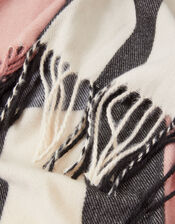 Check Blanket Scarf, , large