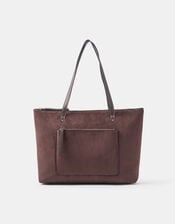 Rachel Zip Front Laptop Tote Bag, Brown (CHOCOLATE), large