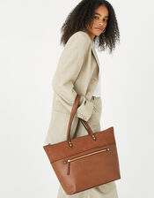 Molly Tote Bag, Tan (TAN), large