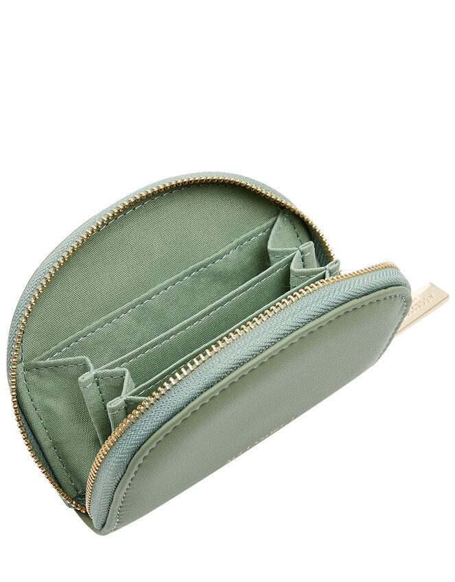 Crescent Coin Purse, Green (GREEN), large
