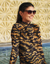 Paula Abstract Print Sunglasses, , large