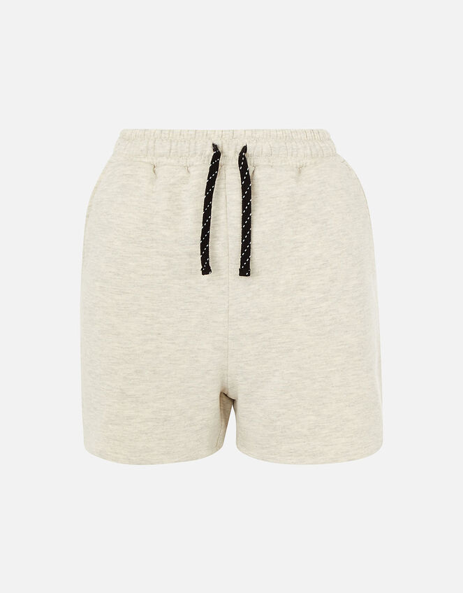 Stripe Print Jersey Shorts , Cream (TAUPE), large