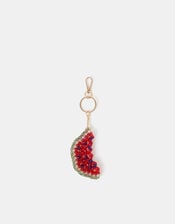 Watermelon Beaded Bag Charm, , large