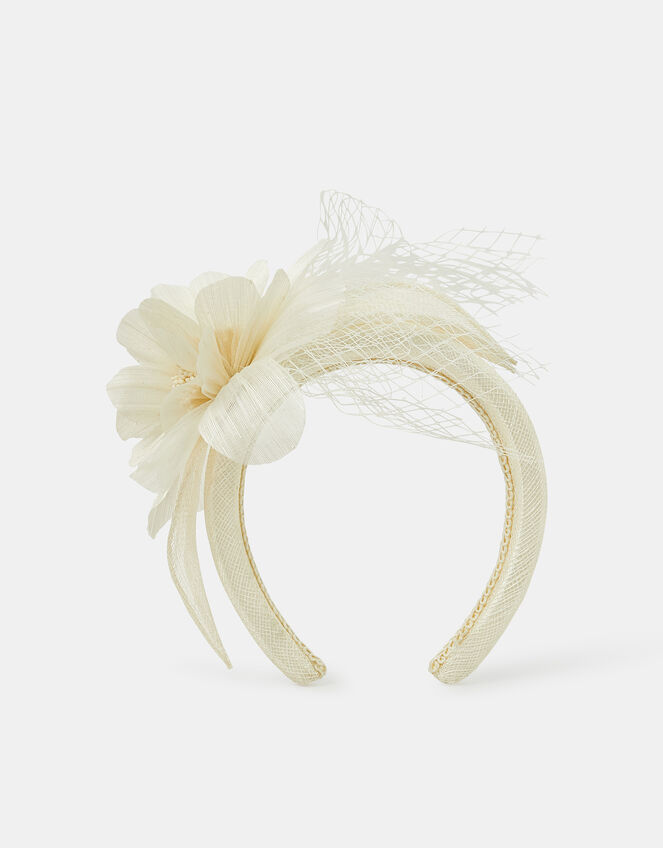 Floral Mesh Headband, , large