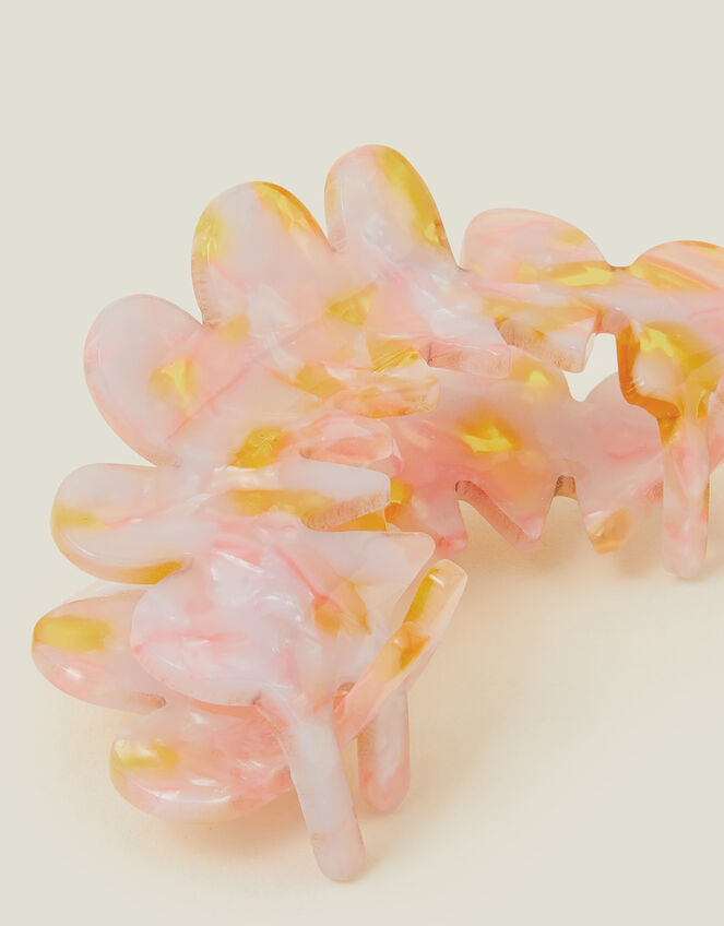 Marble Petal Claw Clip, , large