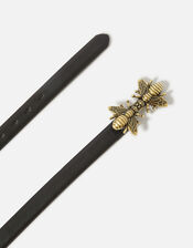 Bee Clasp Belt, Black (BLACK), large