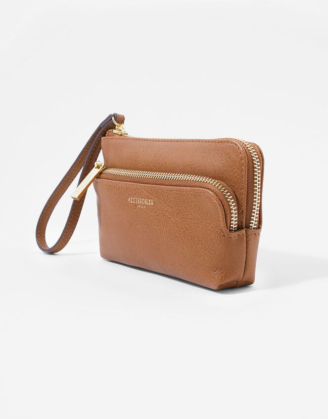 Wristlet Pouch Bag, Tan (TAN), large