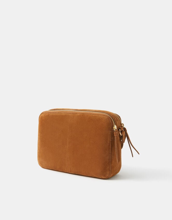Small Suede Crossbody Bag, , large