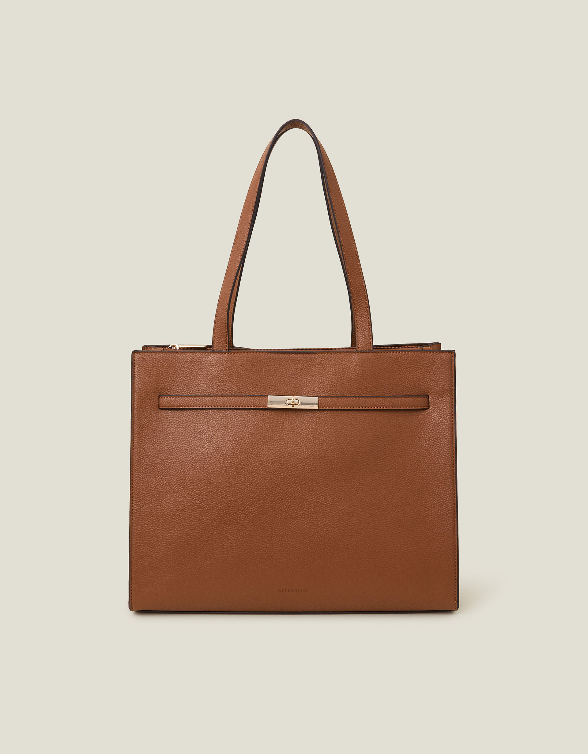 Metal Twist Lock Tote Bag Tote Shopper bags Accessorize Global