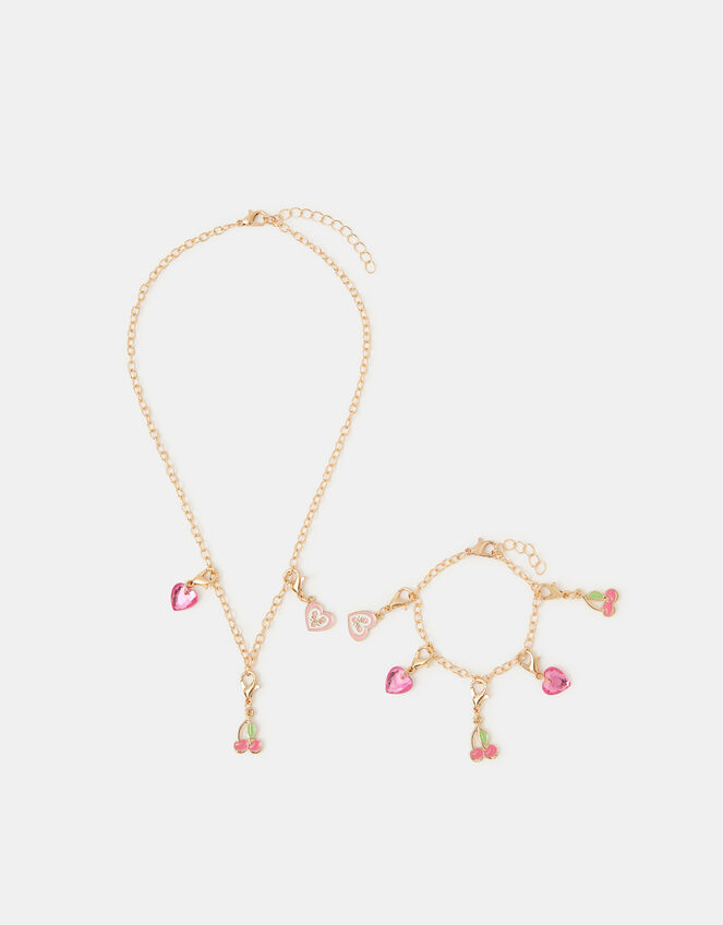 Girls Make-Your-Own Charm Jewellery Set, , large
