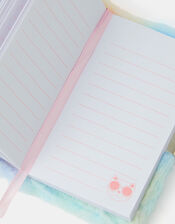 Girls Ombr&eacute; Fluffy Cat Lockable Journal, , large