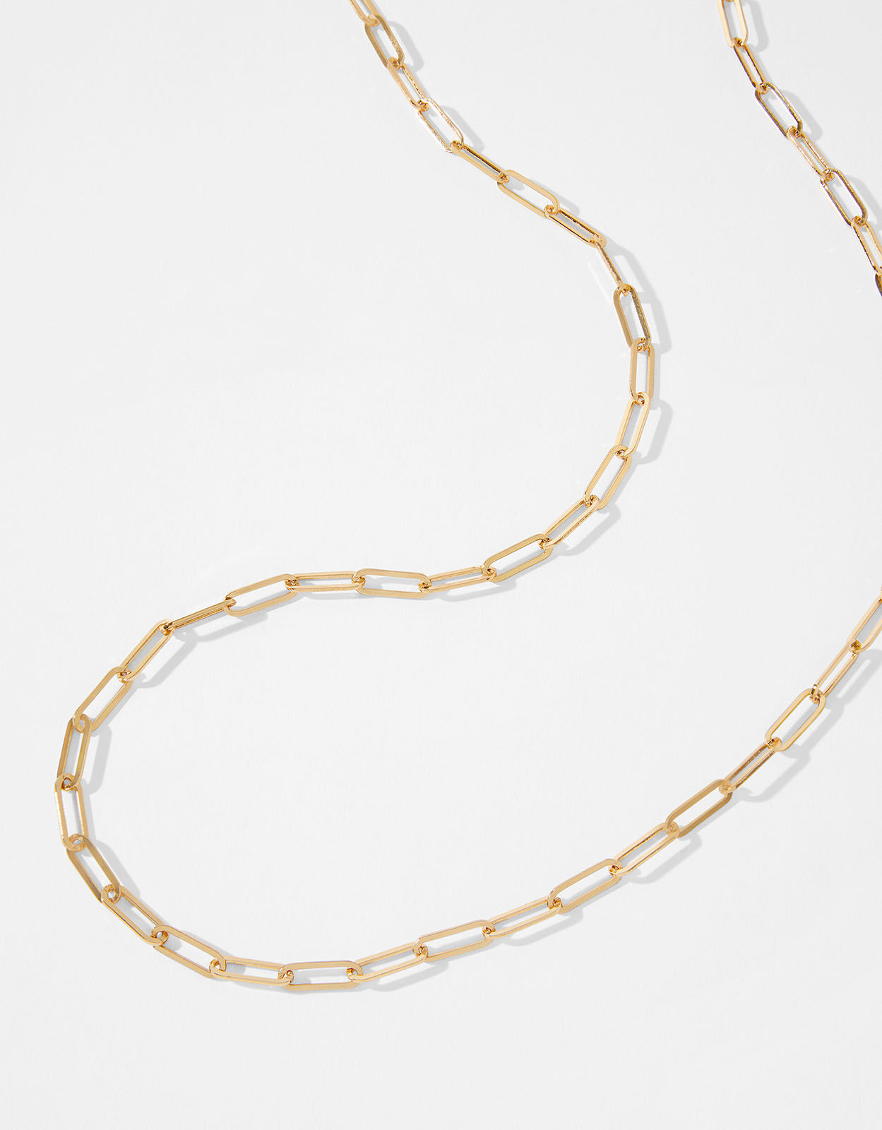 Gold Plated Long Wrap Around Necklace