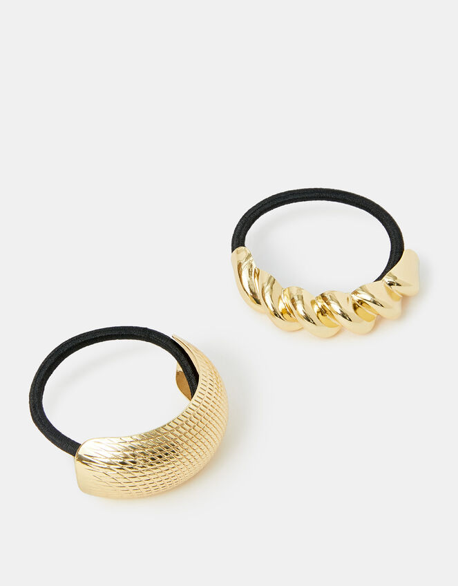 2-Pack Mix Texture Hair Cuffs, , large