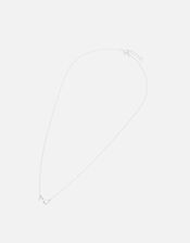 Sterling Silver Infinity Necklace, , large
