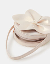 Girls Appliqué Flower Handbag, , large