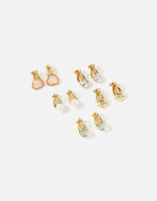 Gem and Jewel Clip-On Earring Multipack, , large
