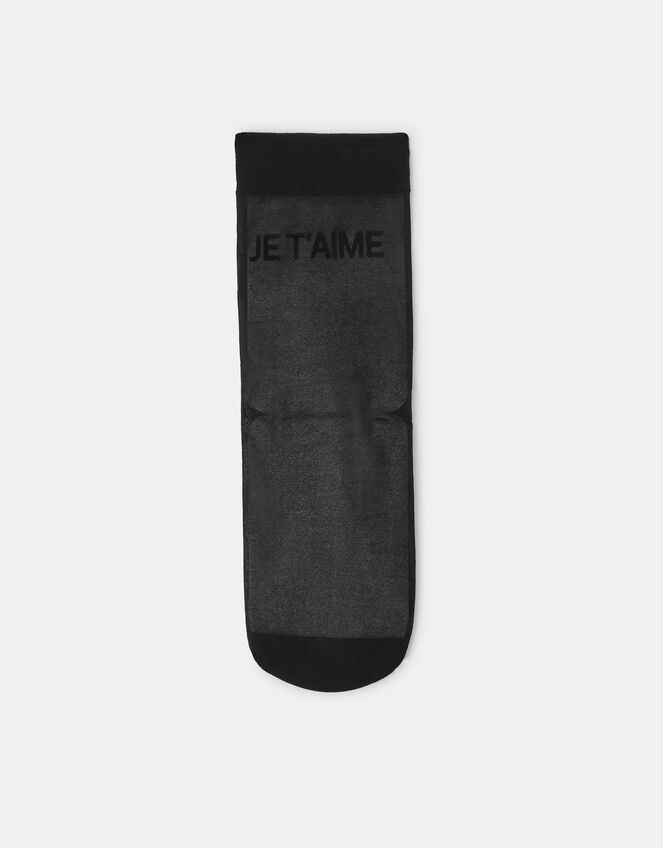 Je T'aime Sheer Socks, , large
