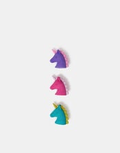 3-Pack Girls Unicorn Erasers, , large