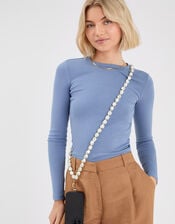 Large Pearl Phone Strap, , large