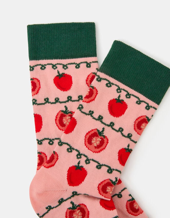 Tomato Print Socks, , large
