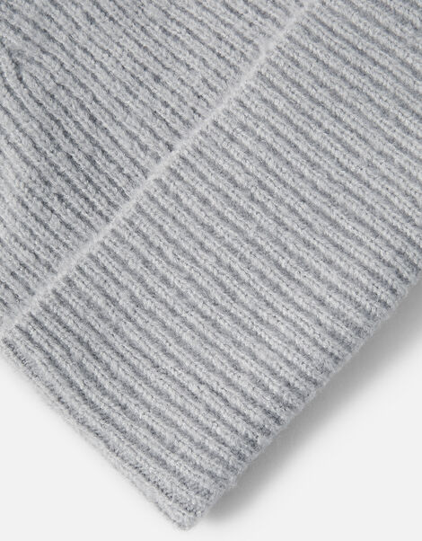 Soho Knit Beanie Hat Grey, Grey (LIGHT GREY), large