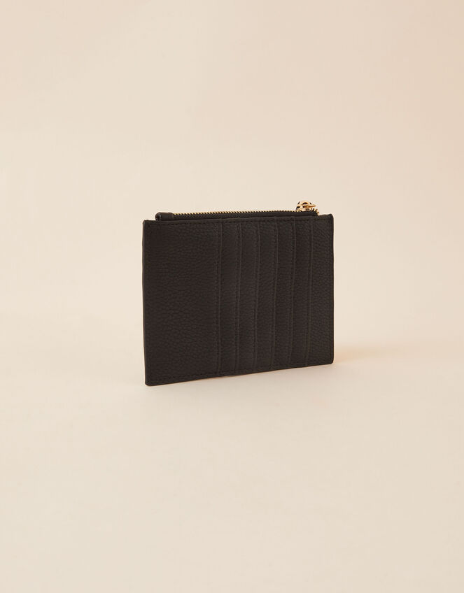 Zip Card Holder, Black (BLACK), large