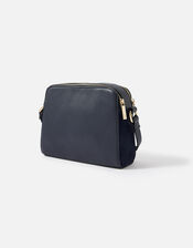 Sarah Zip Leather Cross-Body Bag, , large