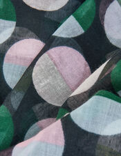 Geometric Polka Dot Scarf, , large