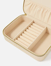 Josie Croc Jewellery Box, Gold (GOLD), large