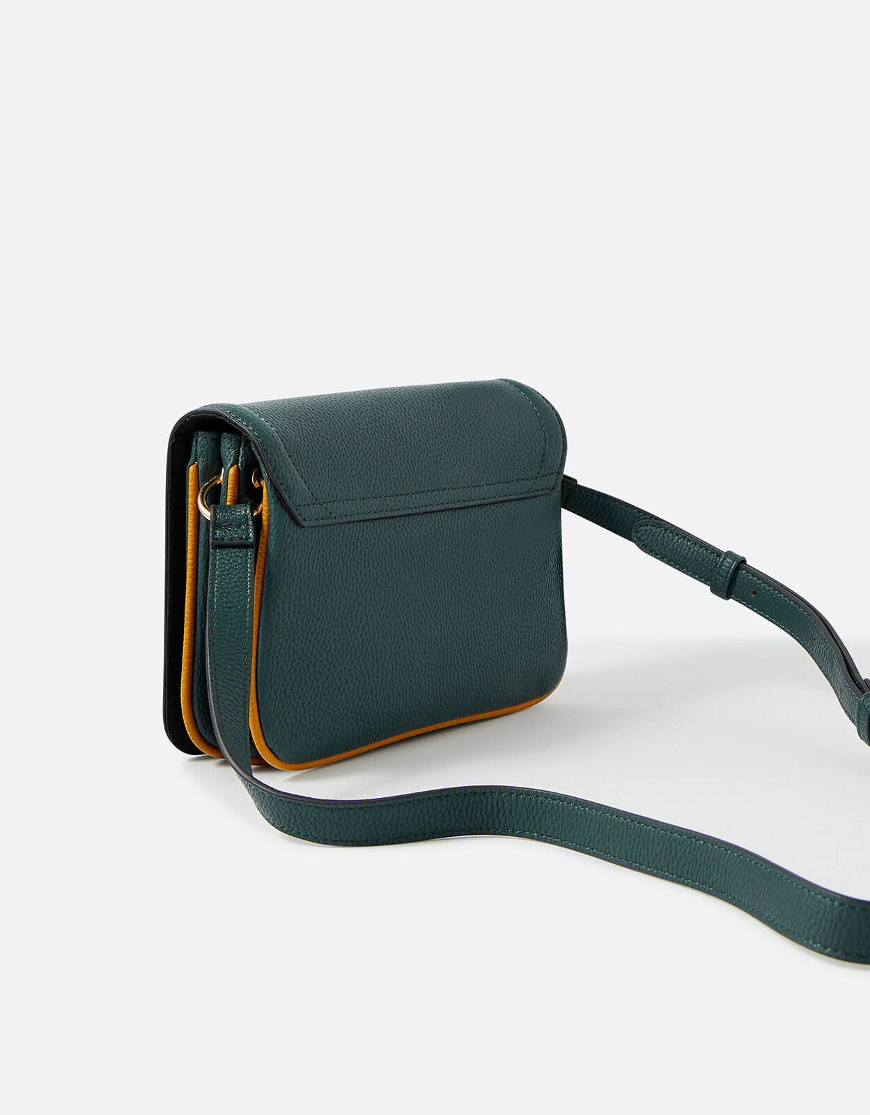 Triple Compartment Cross Body Bag Teal