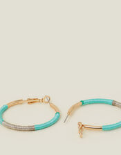 Wrapped Hoop Earrings, , large