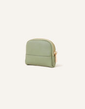 Soft Crescent Coin Purse, Green (GREEN), large