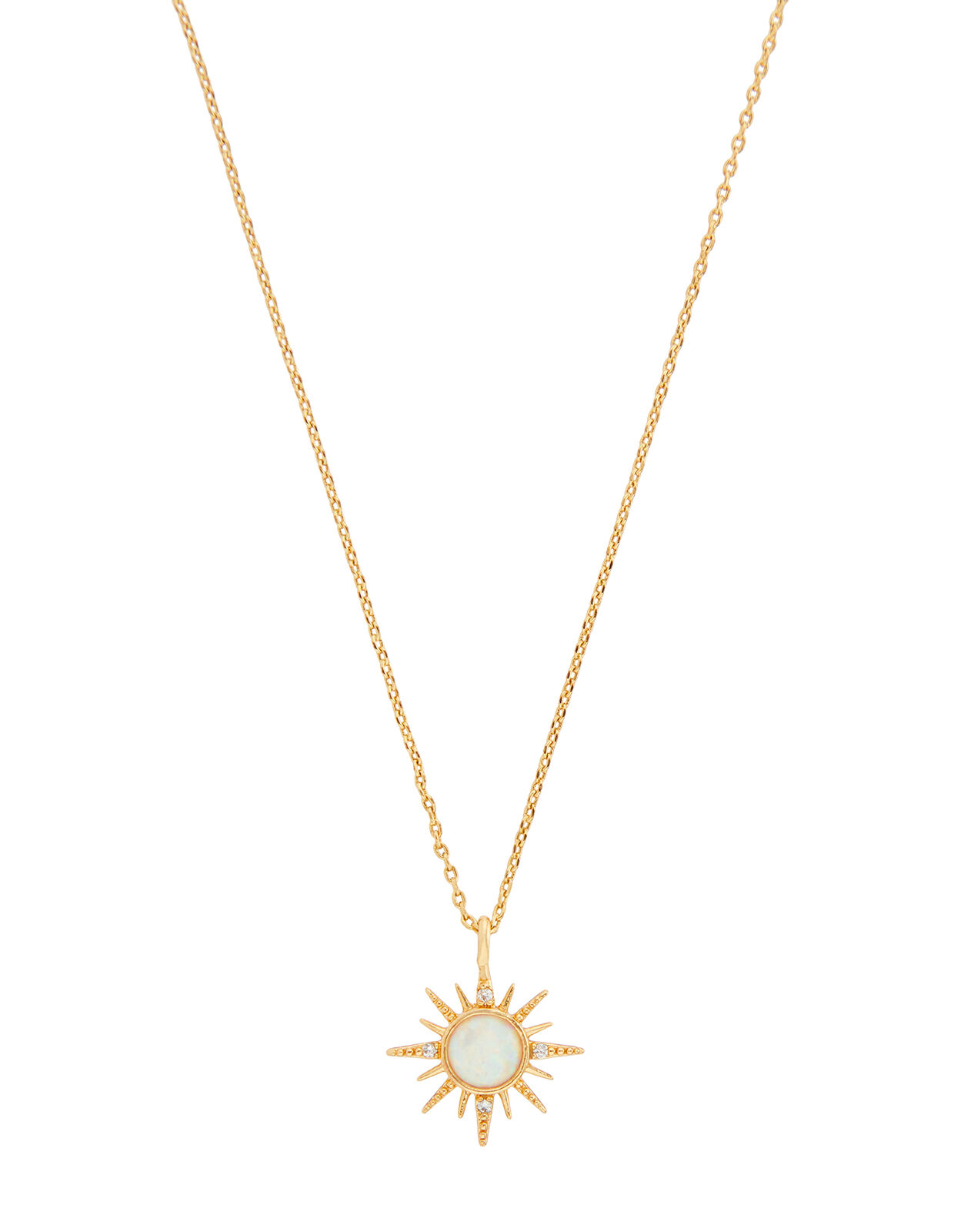 Starburst opal outlet necklace