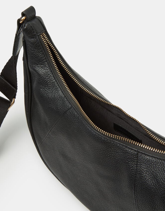 Leather Crossbody Bag, , large