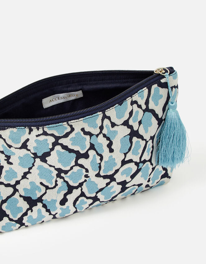 Large Leopard Print Pouch , , large
